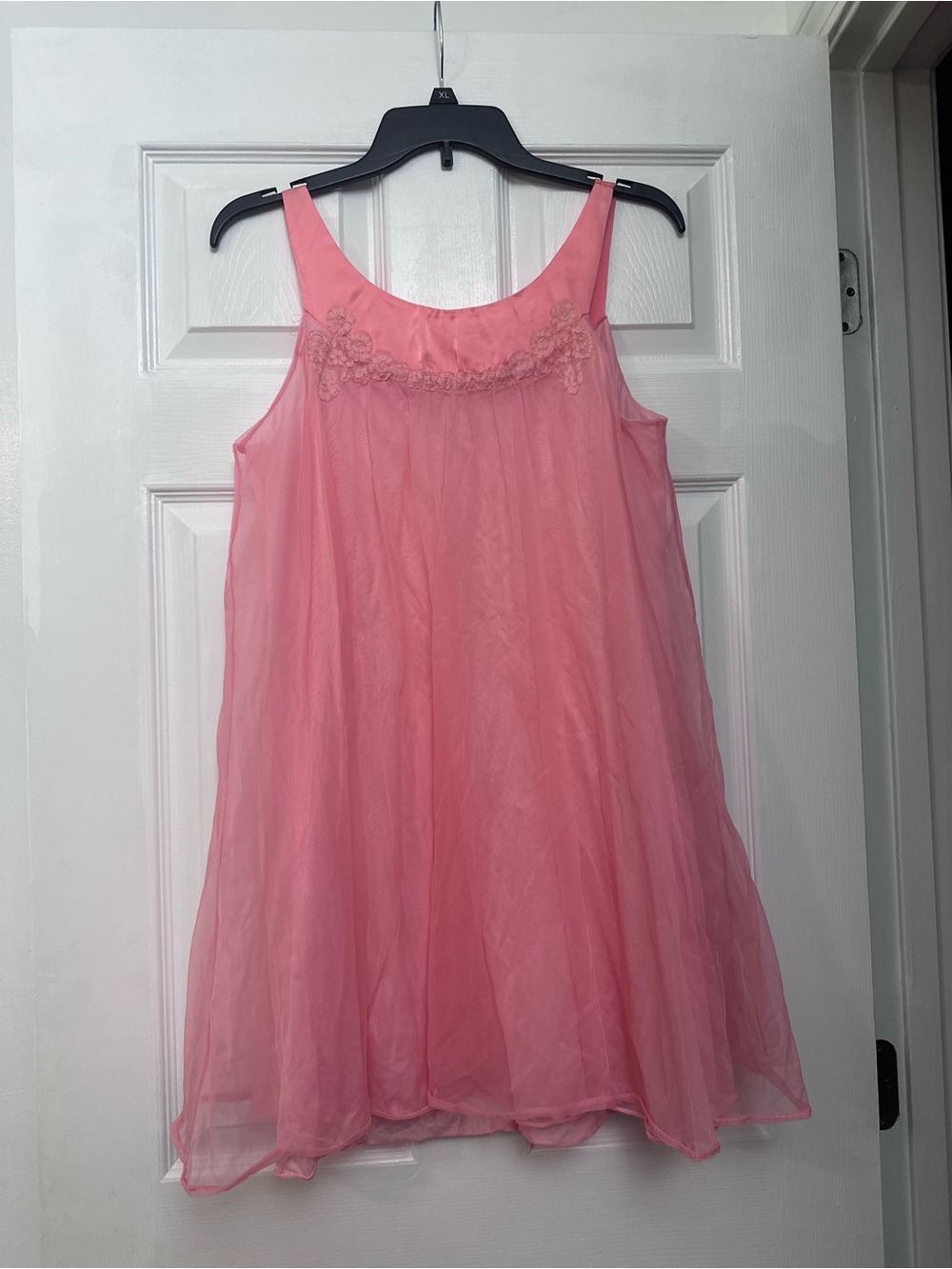 Vintage Pink Nightie Nightgown Size Small